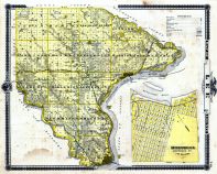 Lee County, Montrose, Iowa 1875 State Atlas